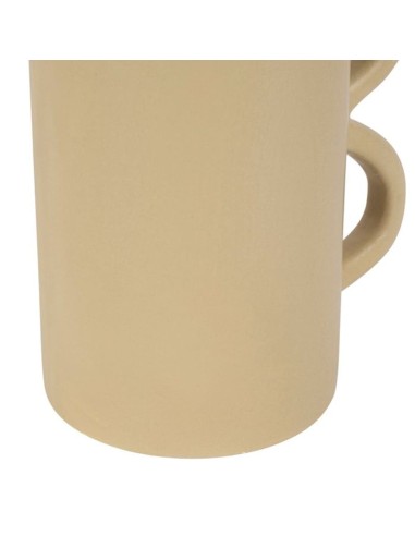 Vaso BOHEMIAN brocca ceramica avorio 19.5x13xh28cm