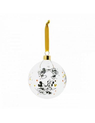 Sfera di Natale Topolino e Minnie Enesco 10 cm