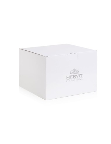 Sacra famiglia bianca con luce led Hervit