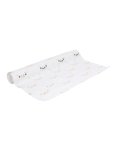 Runner Bianco e Diamond Oro Andrea Fontebasso 140 cm