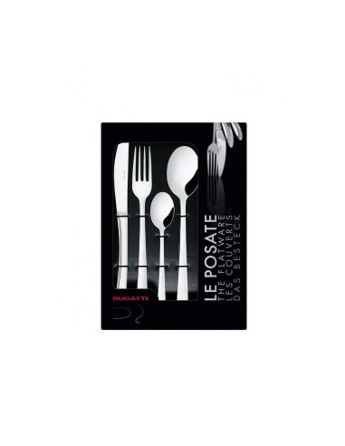 Servizio completo 24 Posate in acciaio Inox TENDENCE Bugatti
