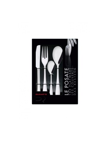 Servizio completo 24 Posate in acciaio Inox SIENA Bugatti