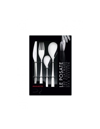 Servizio completo 24 Posate AMALFI in acciaio Inox Bugatti