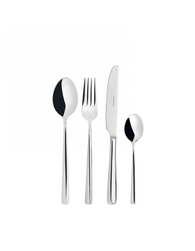 Servizio completo 24 Posate in acciaio Inox METROPOLIS Bugatti