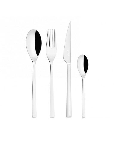 Servizio completo 24 Posate in acciaio Inox GOCCIA Bugatti