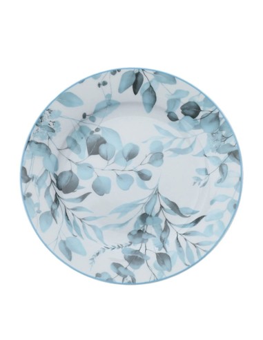 Servizio da Tavola Piatti Botanic Blu Hervit 18 pezzi