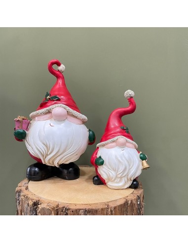 Babbo Natale Gnomo con campanella Ilary Queen 16,2(H) cm