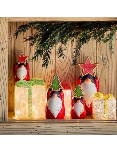 Babbo Natale rosso con albero Led Andrea Fontebasso 19h