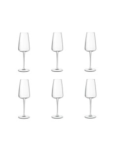 Set 6 Flute Trasparenti Meravigliosi Bormioli 21 cl