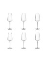 Set 6 Flute Trasparenti Meravigliosi Bormioli 21 cl