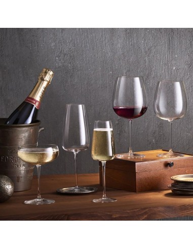 Set 6 Flute Trasparenti Meravigliosi Bormioli 21 cl