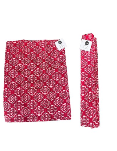 Kit cucina natalizia damascata Montemaggi 5 pezzi