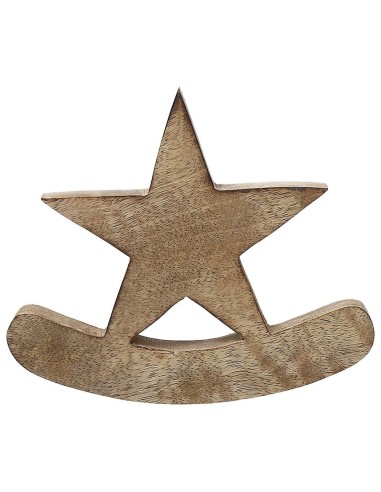 Stella dondolo in legno Andrea Fontebasso h 18 cm