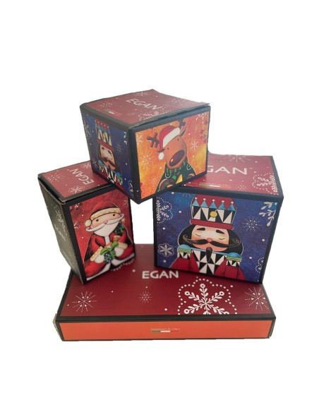 Piatto panettone natalizio con Pupazzo di neve Egan