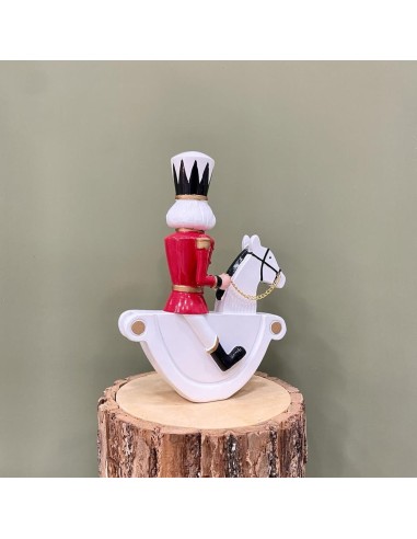 Schiaccianoci con Cavallo a dondolo Ilary Queen 24(H) cm
