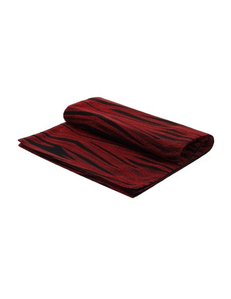 Runner rosso e nero Natalizio Hervit 35x180 cm