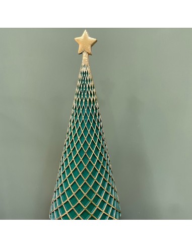 Albero di Natale verde e oro Ilary Queen