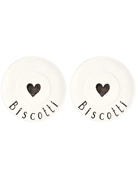 Set 2 Piattini Biscotti Simple Day