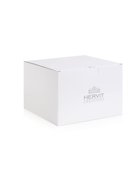 Vaso Torchon in Vetro Soffiato Hervit 50(H) cm