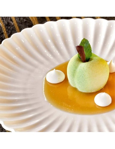 Fade Servizio piatti da tavola 18 pezzi Margherita bianco