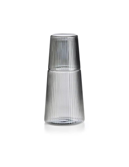 IVV Caraffa Narciso con bicchiere pliss? fum?