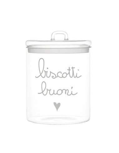 Biscottiera in vetro biscotti buoni Simple Day