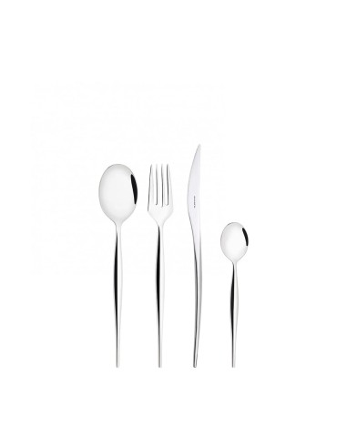 Servizio completo 24 posate NATURA in acciaio inox Bugatti