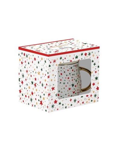 Tazza natalizia con stelle New Milk Tognana