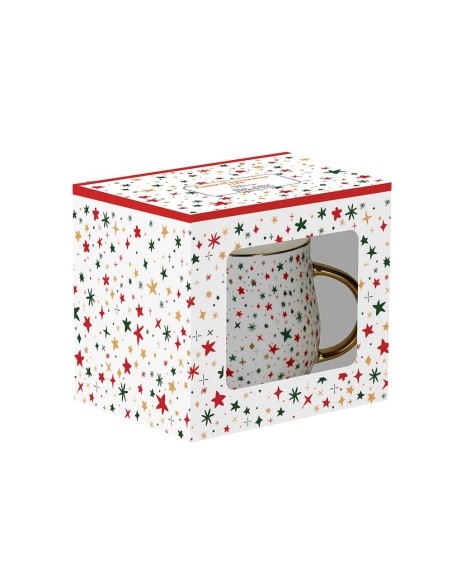 Tazza natalizia con stelle New Milk Tognana