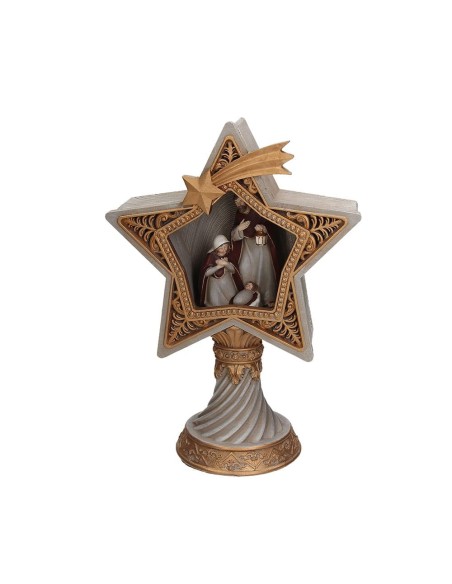 Natività  in stella con Led Vintage Tognana