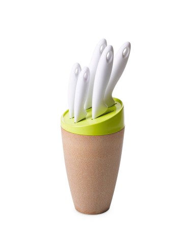 Ceppo Portacoltelli Ecoliving Verde Acido Omada