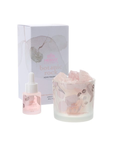 Profuma Ambiente Bicchiere con rocce rosa Hervit
