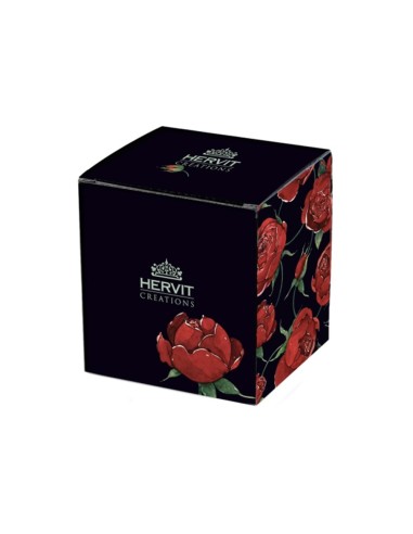 Cofanetto portagioie nero Baccarat Roses Hervit
