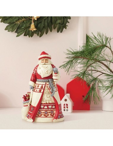 Babbo Natale Nordico con borsa giocattoli Jim Shore