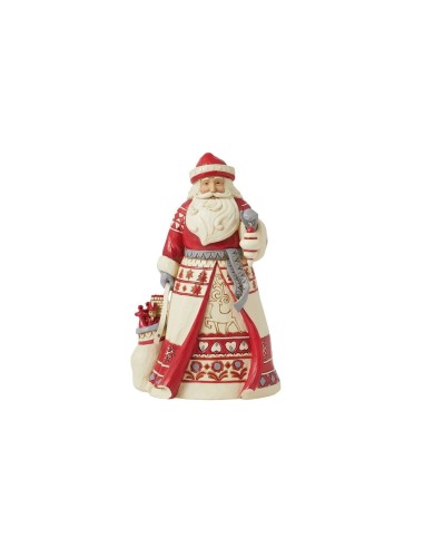Babbo Natale Nordico con borsa giocattoli Jim Shore