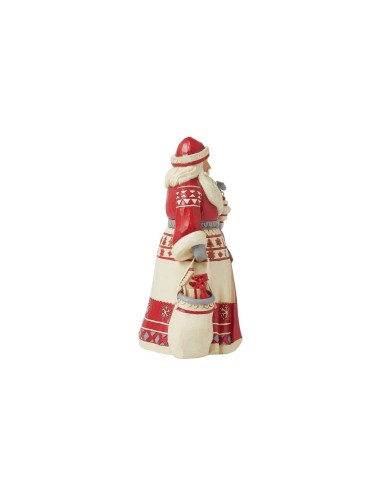 Babbo Natale Nordico con borsa giocattoli Jim Shore