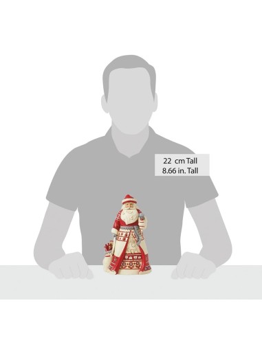 Babbo Natale Nordico con borsa giocattoli Jim Shore