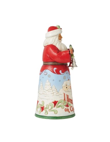 Babbo Natale con campanelle Jim Shore