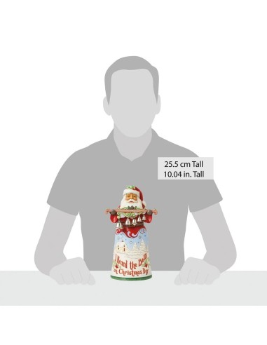 Babbo Natale con campanelle Jim Shore