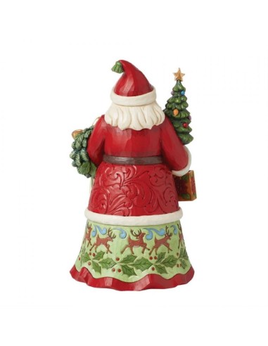 Babbo Natale con regali natalizi Jim Shore Prima Edizione