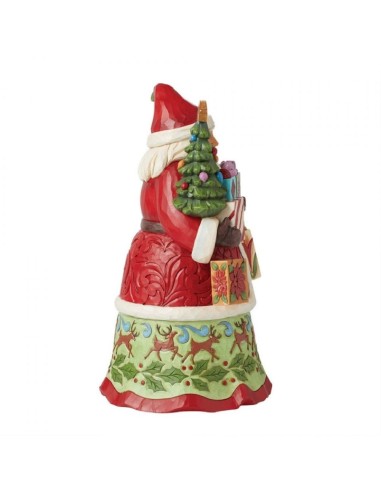 Babbo Natale con regali natalizi Jim Shore Prima Edizione