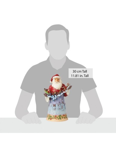 Babbo Natale con la slitta Jim Shore
