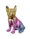 Bulldog in resina multicolore Montemaggi