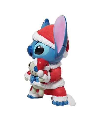 Stitch Statua Grande in Costume da Babbo Natale con Souillon-Disney