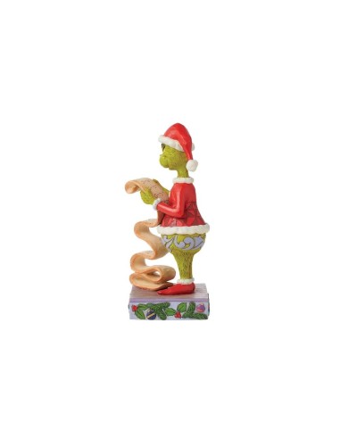 Il Grinch con lista buoni e cattivi Jim Shore