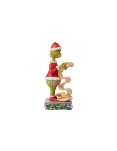 Il Grinch con lista buoni e cattivi Jim Shore