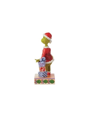 Il Grinch sui regali natalizi Jim Shore
