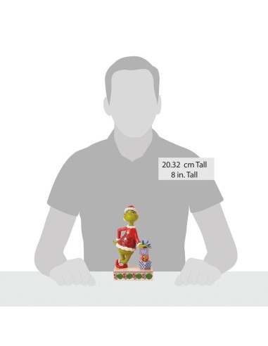 Il Grinch sui regali natalizi Jim Shore