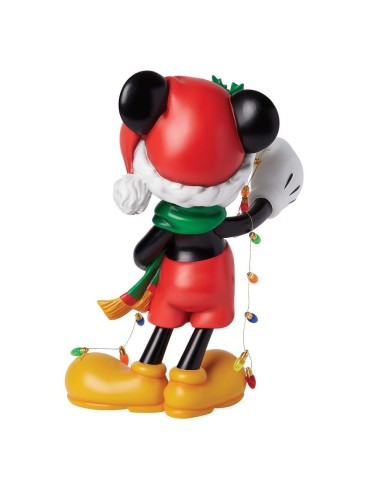 Statua Topolino Big Fig con luci natalizie Disney
