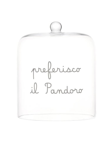 Campana Trasparente per panettone Preferisco il Pandoro Simple Day